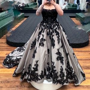 Maggie Sottero- Norvinia Black Lace Wedding Dress